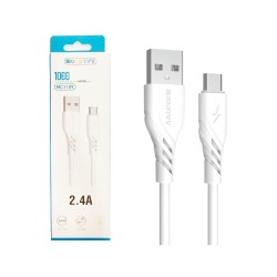 Cabo Modorwy MC1109 Micro 2,4A 1m Branco Cabo Modorwy MC1109 Micro 2,4A 1m Branco